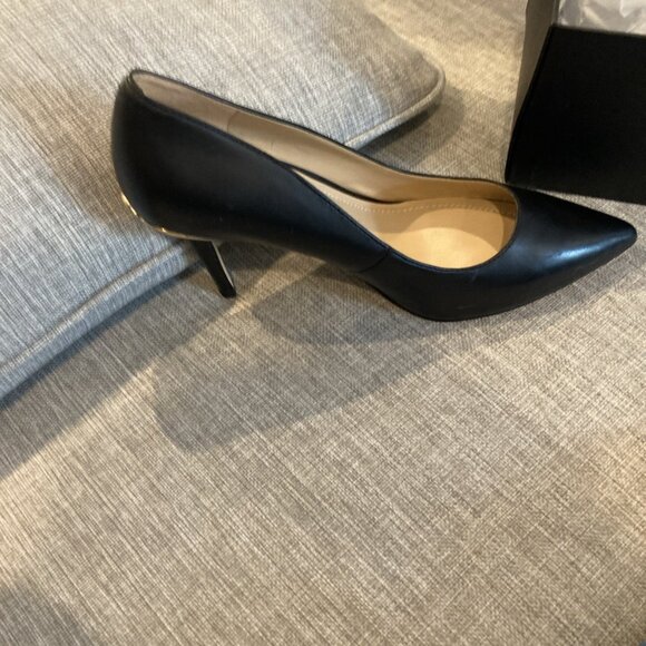 Coach Wiley Canvas and Leather Pump Heel Shoes - Picture 11 of 15